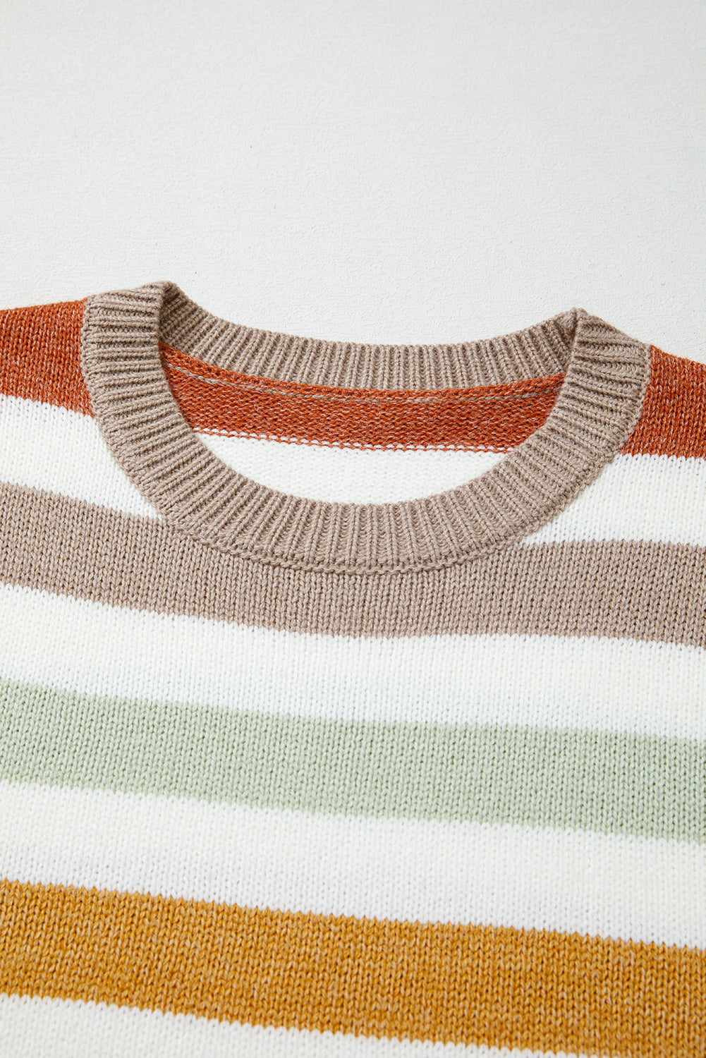 Striped Drop Shoulder Sweater