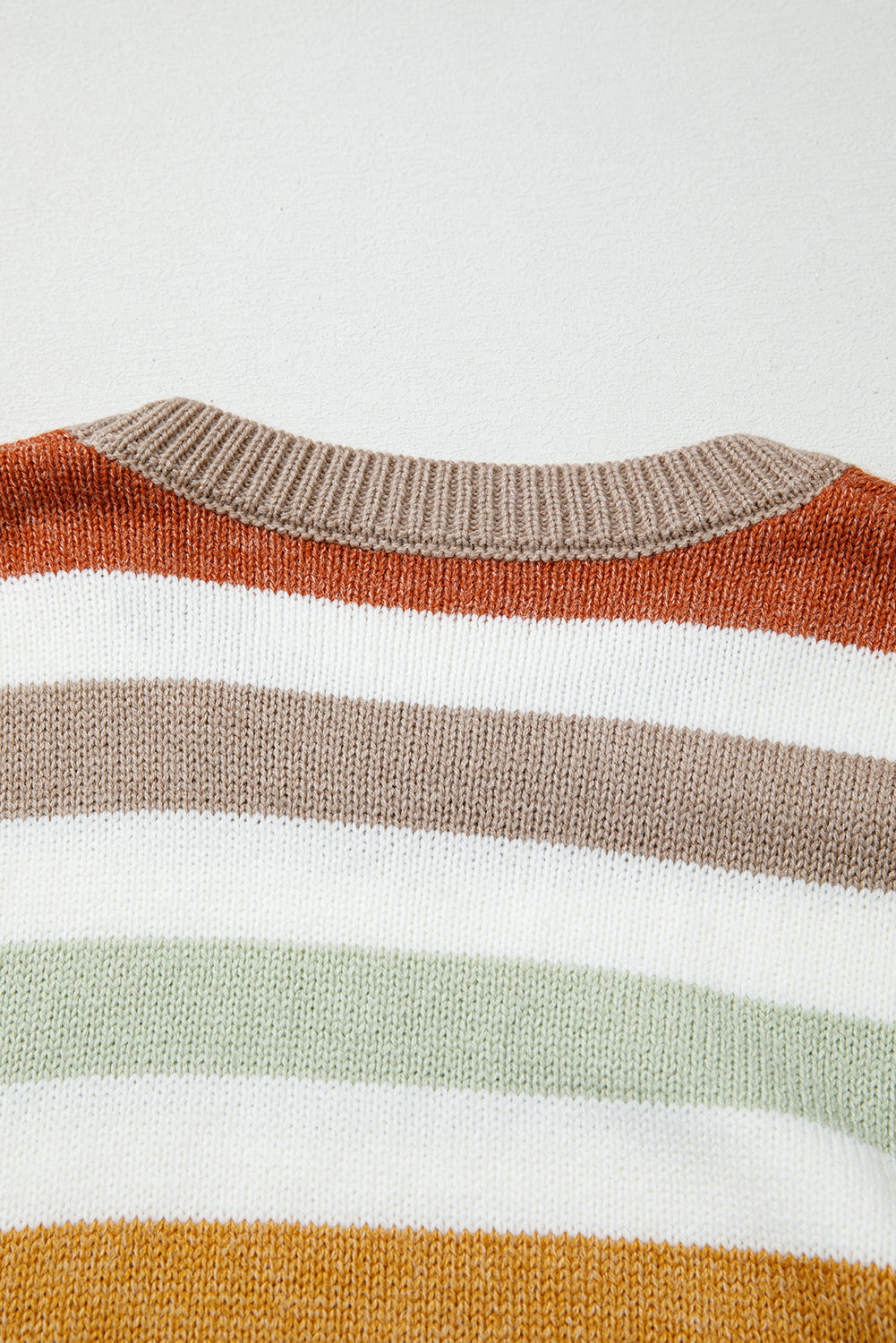 Striped Drop Shoulder Sweater