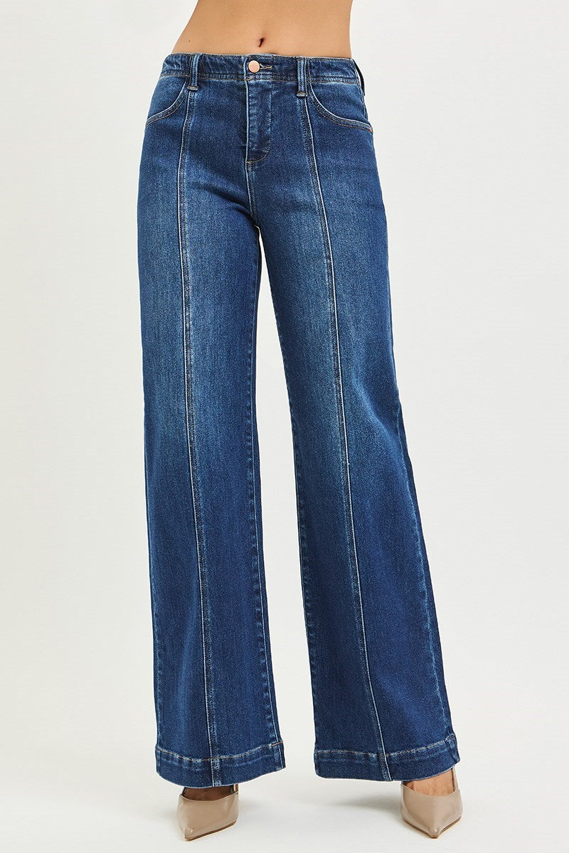 Risen MR Wide Leg Jeans