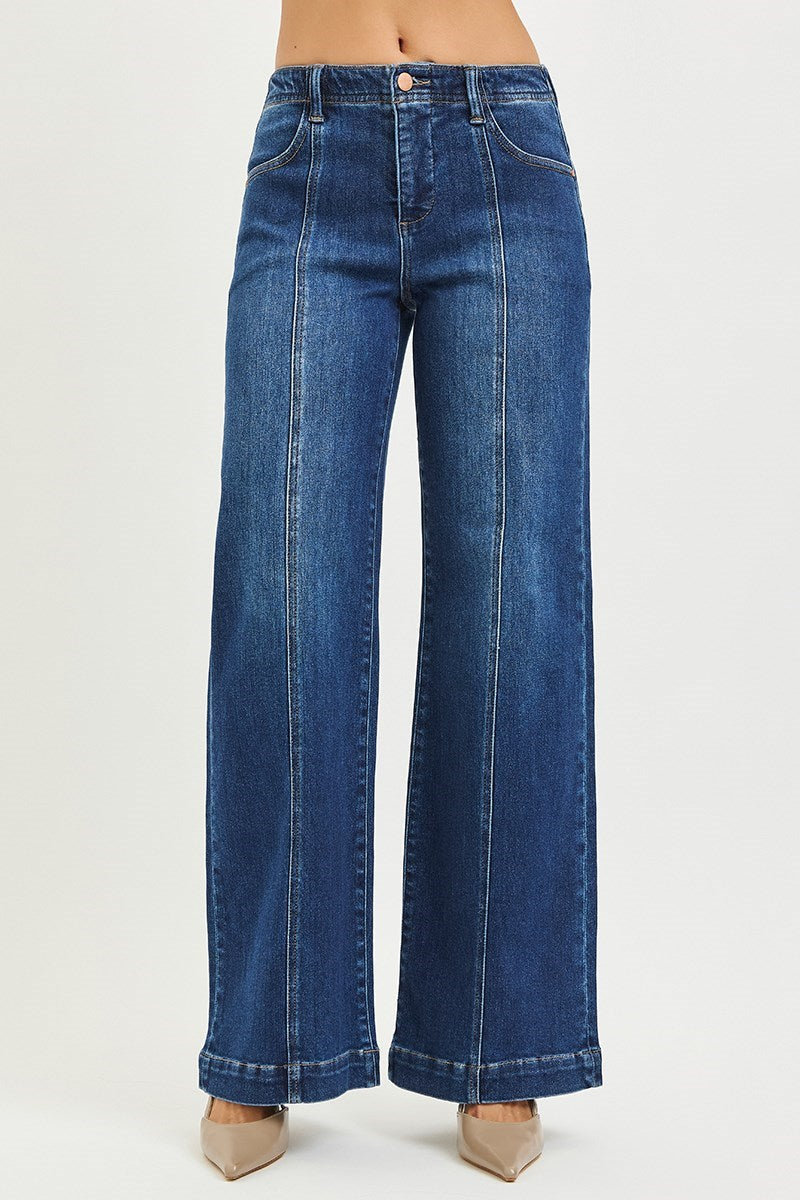 Risen MR Wide Leg Jeans