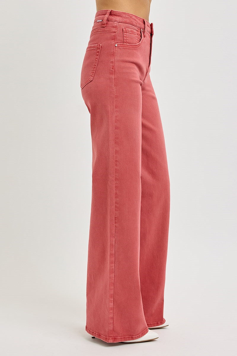 Risen Brick High Rise Wide Pants