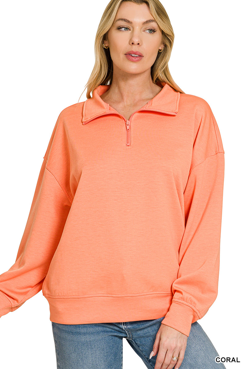 Scuba half zip