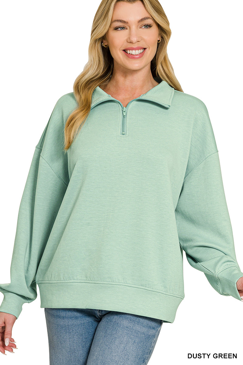 Scuba half zip
