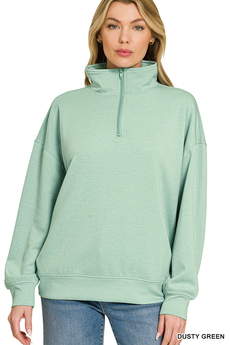 Scuba half zip