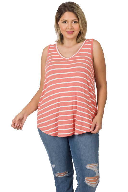 Plus V-Neck Tank