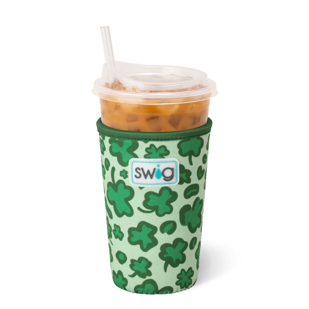 Lucky Leopard Iced Cup Coolie (Medium)