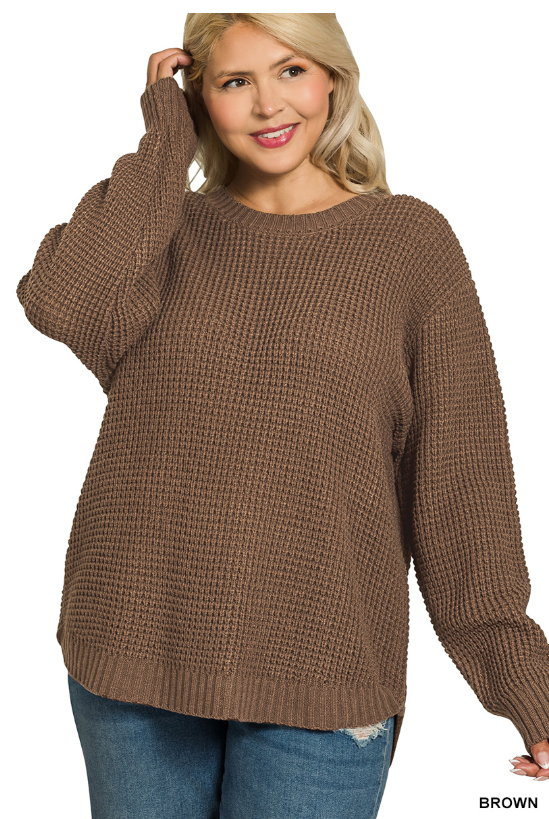 Waffle Sweater