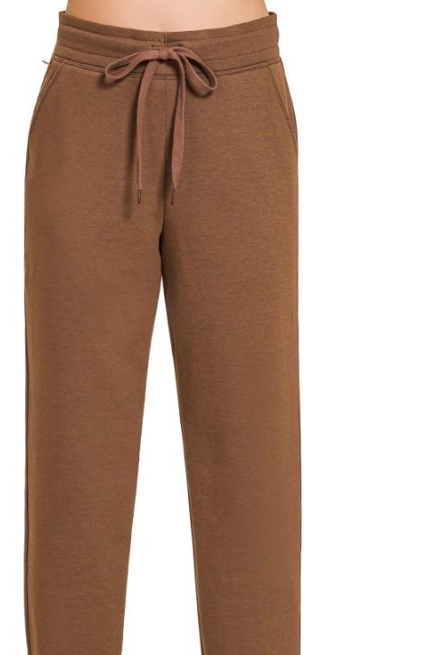 Scuba drawstring joggers