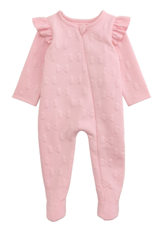 Pink Quilted Bow Sleeper