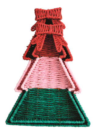 Woven Tree Tray Set