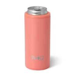 Coral 12oz Slim can koozie