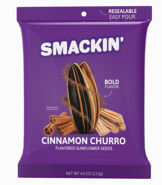 Cinnamon Churro SMACKIN' Sunflower Seeds