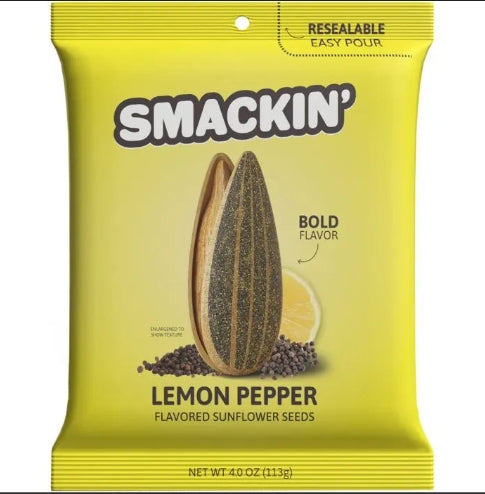 Lemon Pepper SMACKIN' Sunflower Seeds