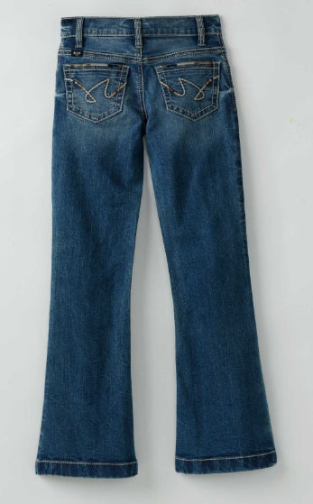 Girls Violet Medium Stone Jeans