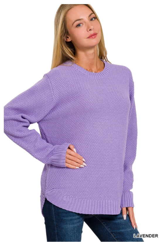 Round neck sweater