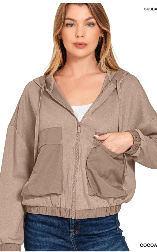 SOFT SCUBA FULL ZIP HOODIE