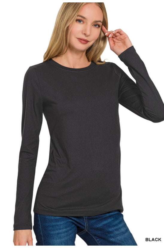 Round Neck Long Sleeve