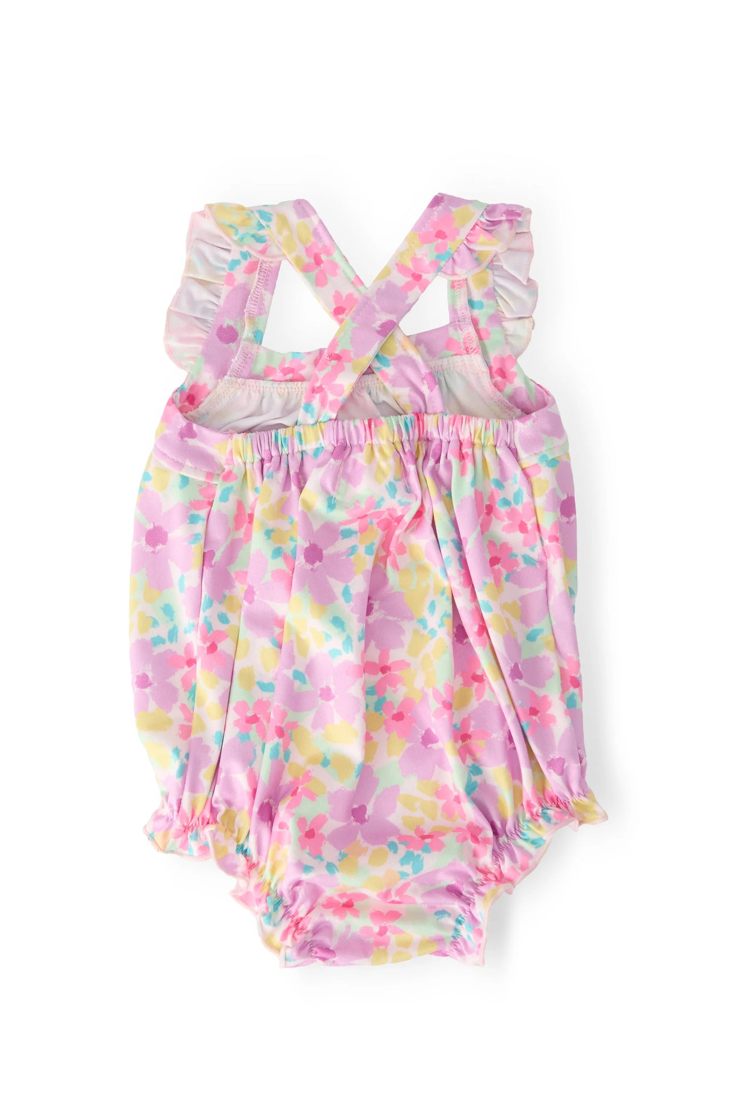 Watercolor Ruffle Romper