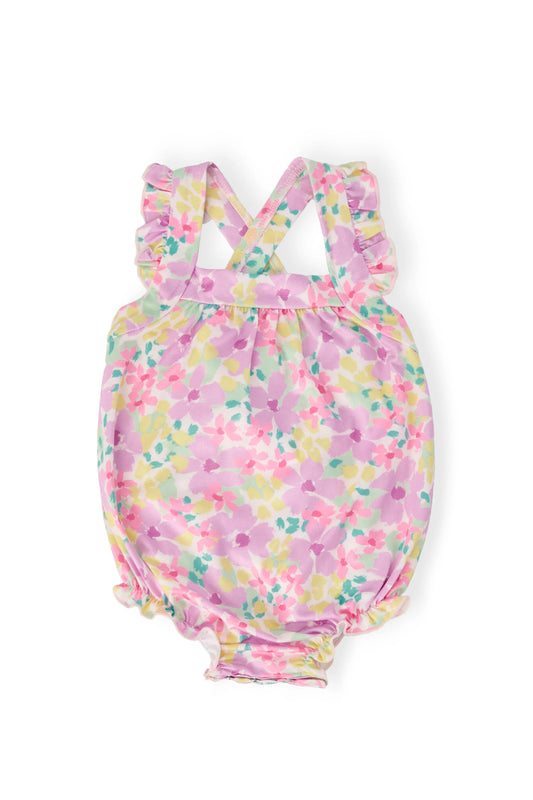 Watercolor Ruffle Romper