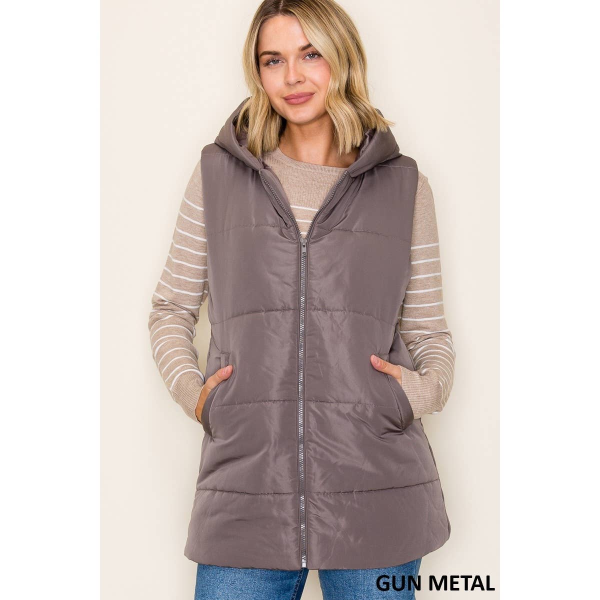 Hooded Puffer Vest