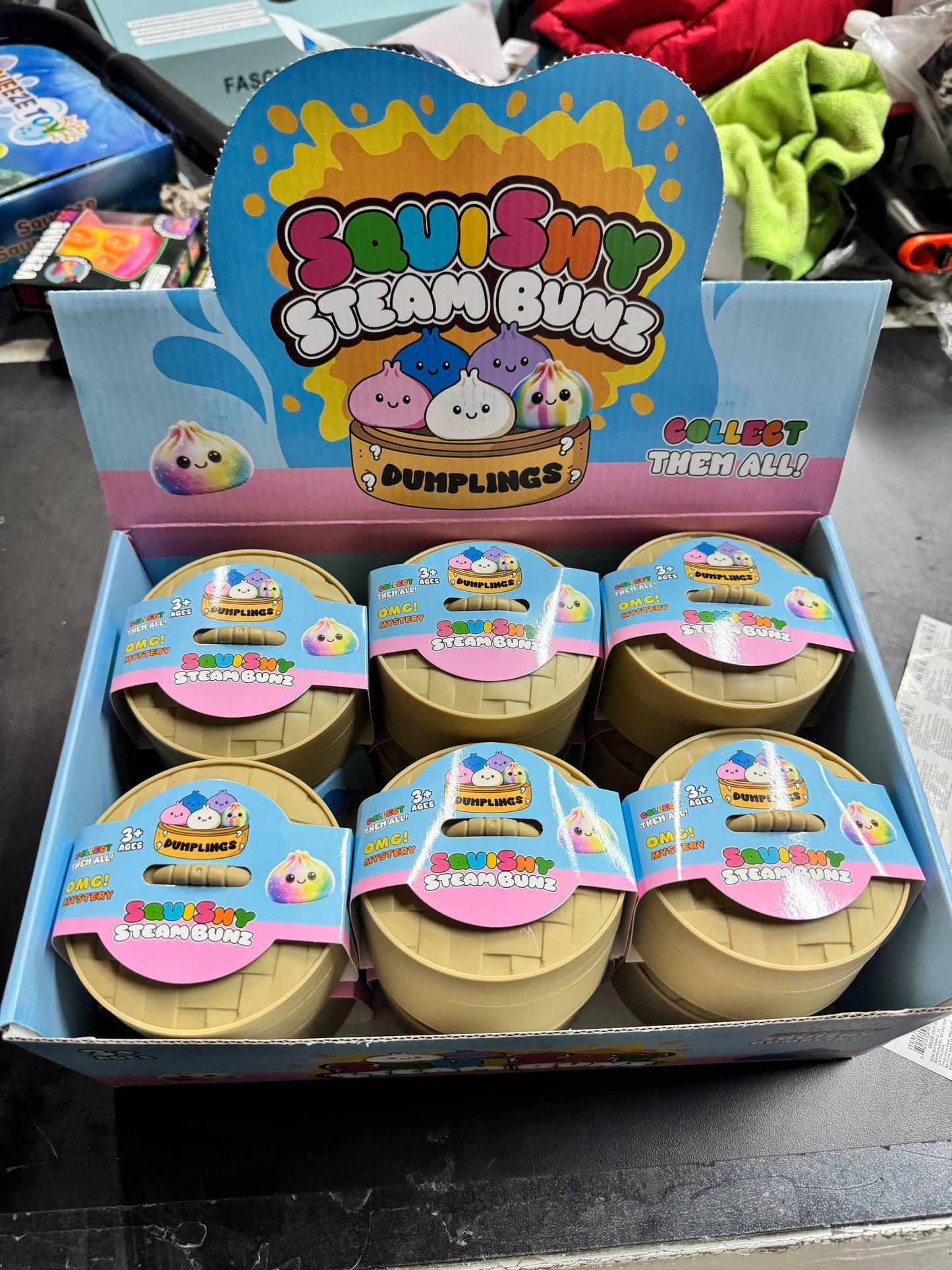 Squishy dumpling rainbow and solid colors sealed individuall