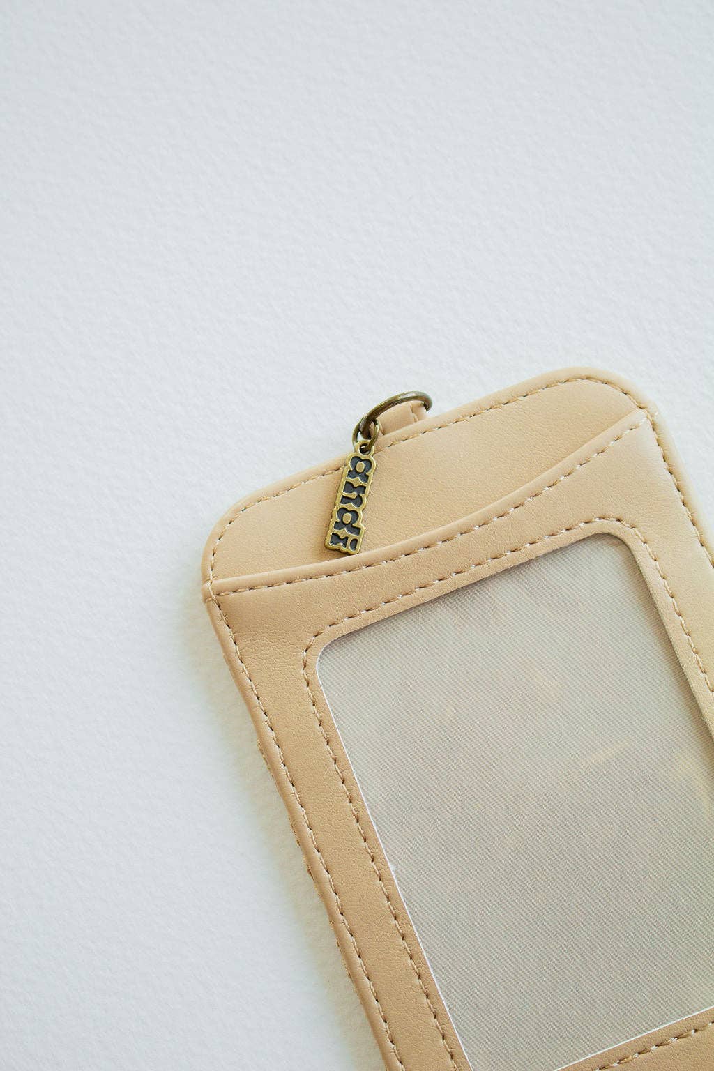 ID Badge Holder: Brown