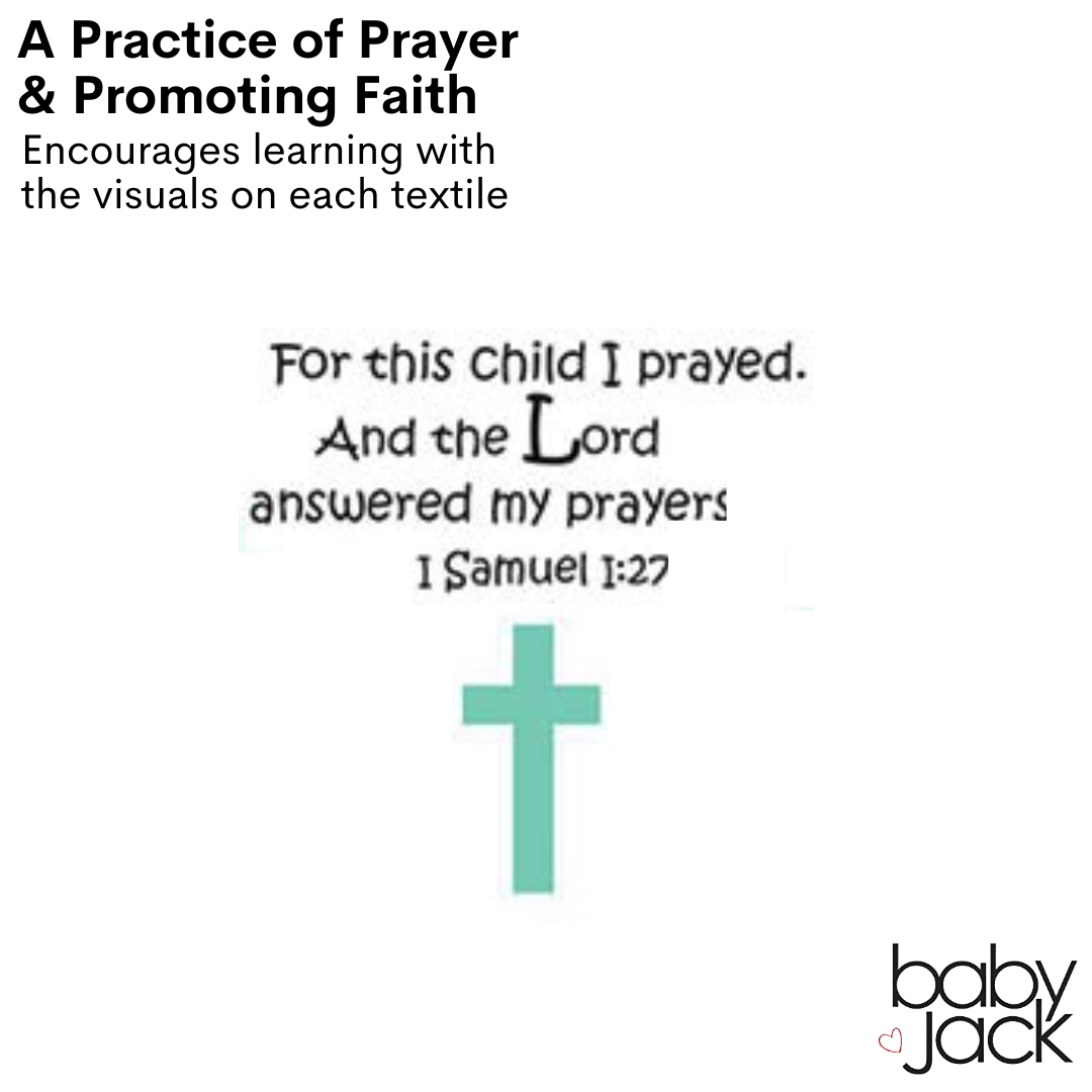 Prayer Church Baptism Baby Tag Keepsake Square 8"x8"