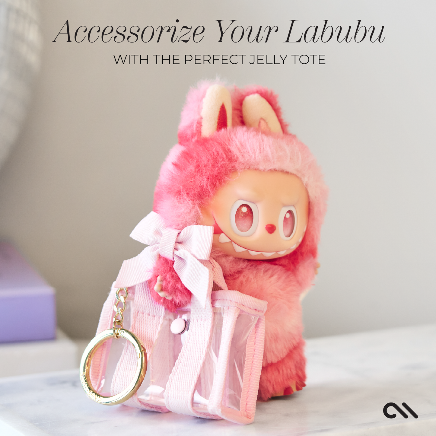 Tini Tote Keychain Charm: Iridescent