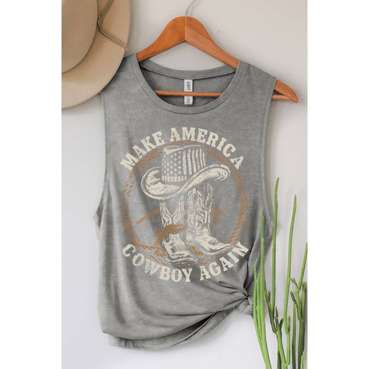 MAKE AMERICA COWBOY TANK