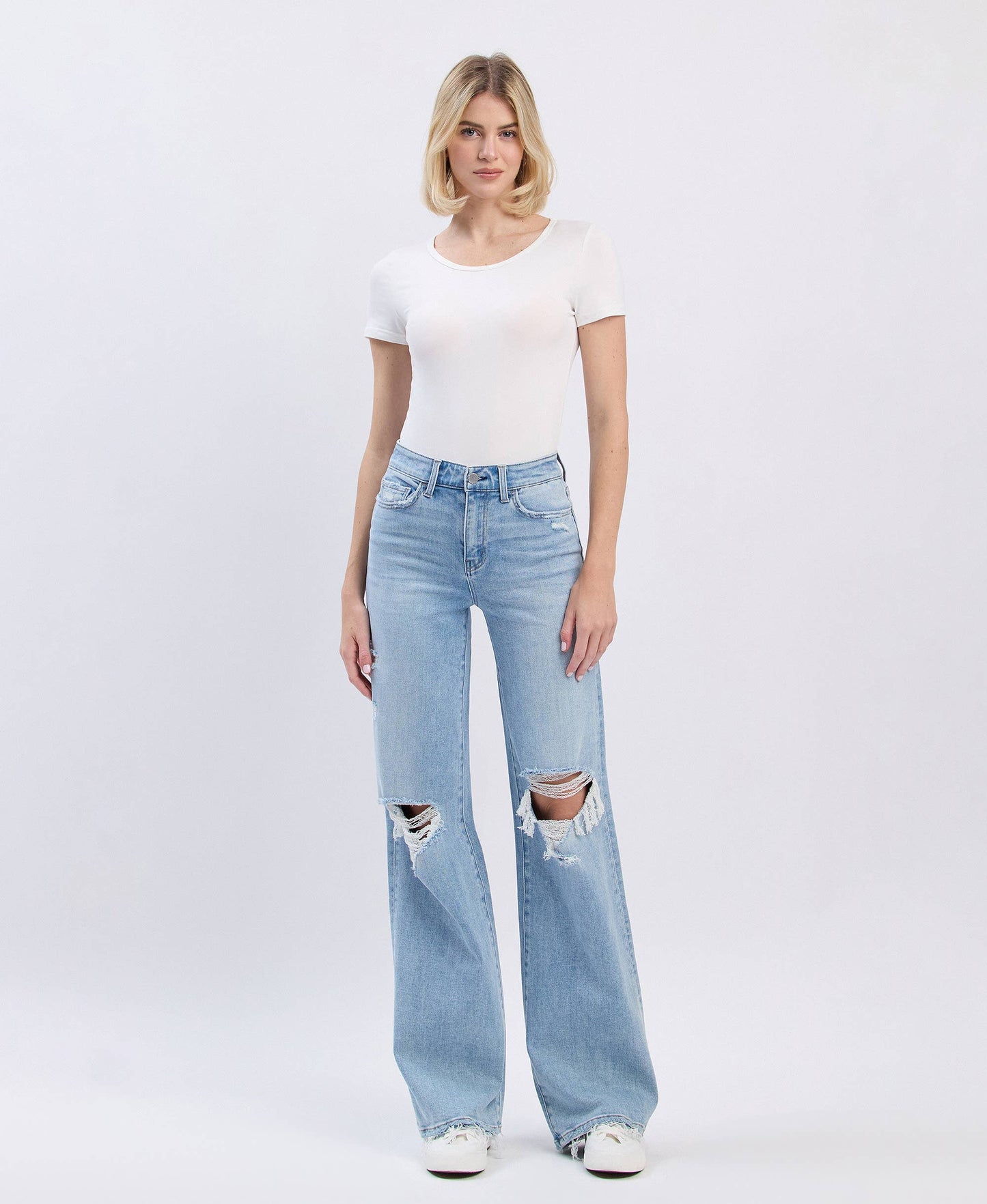 Flying Monkey HR WIDE LEG JEANS