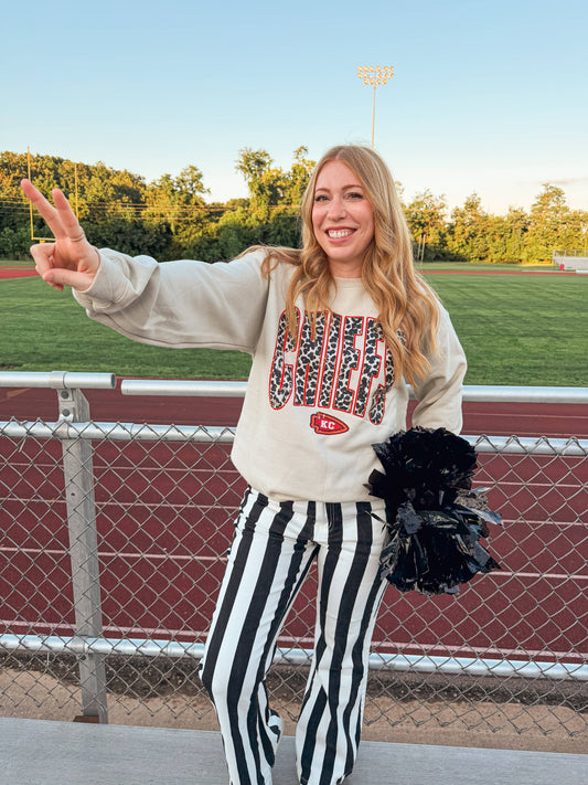 CHIEFS LEOPARD SWEATSHIRT