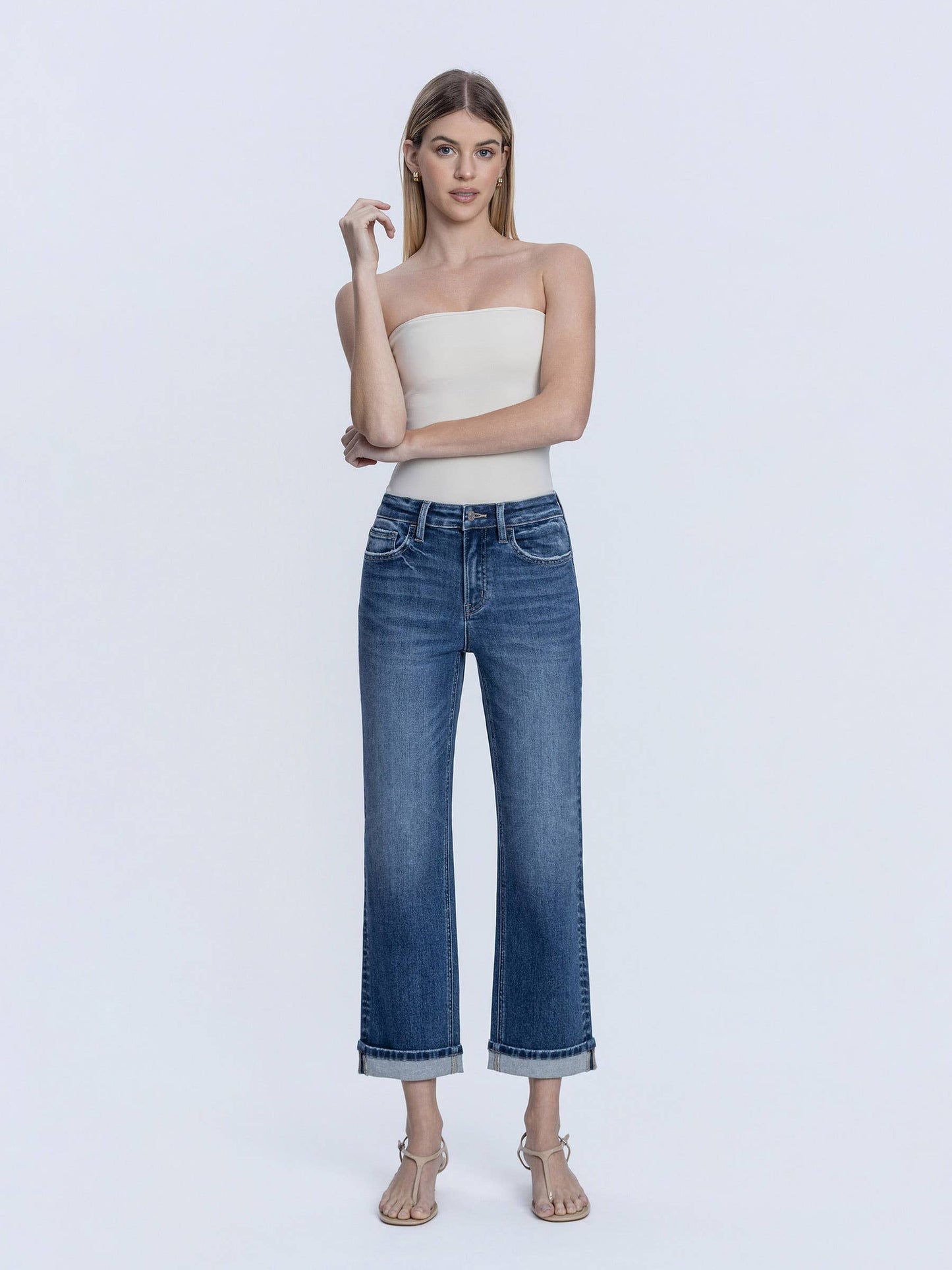 HR Cuffed Jeans