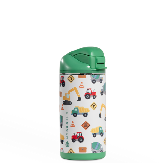 Under Construction HydroJug 14 oz Sport Kids Water Bottle