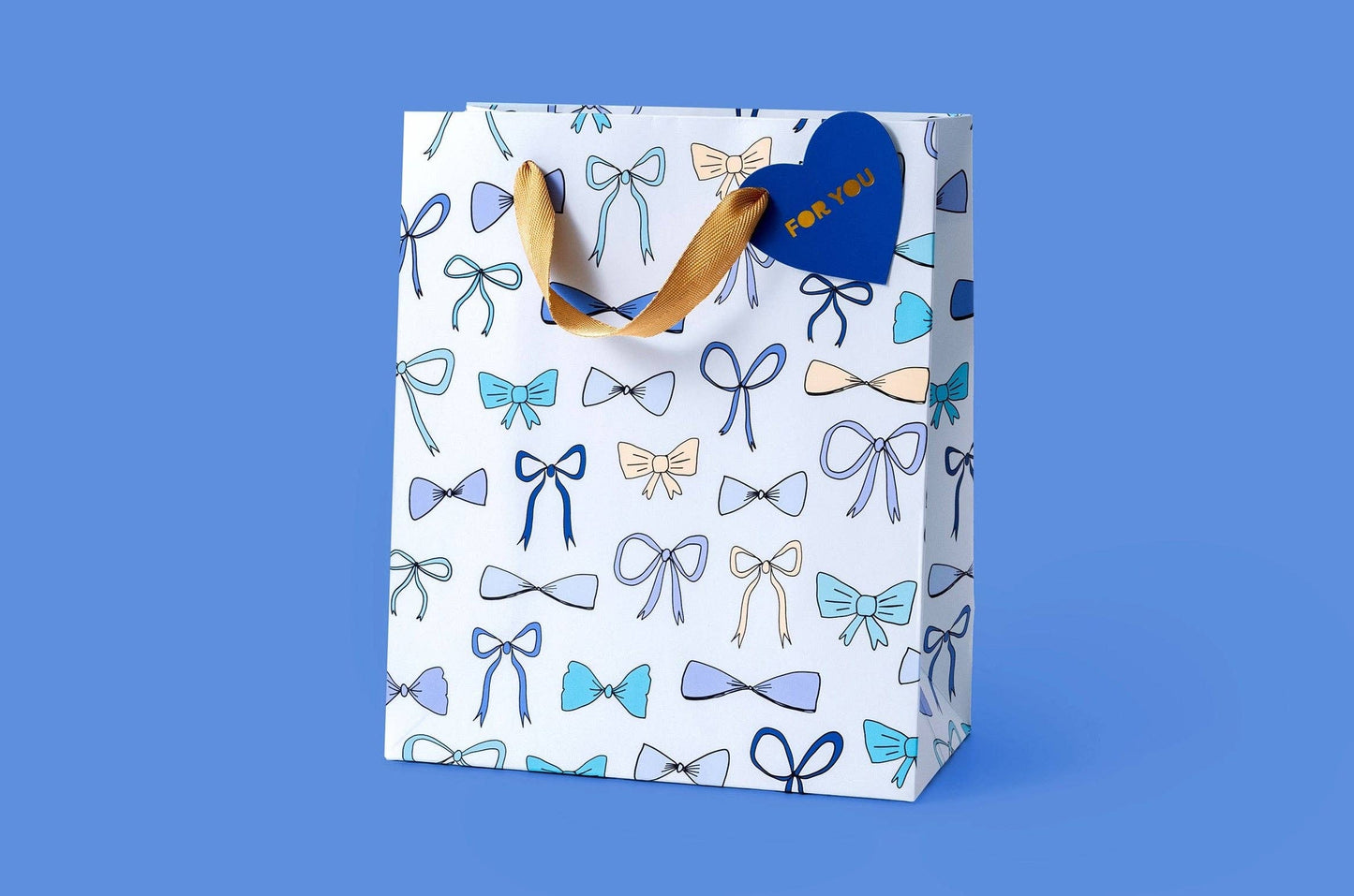 Blue Bows Gift Bag