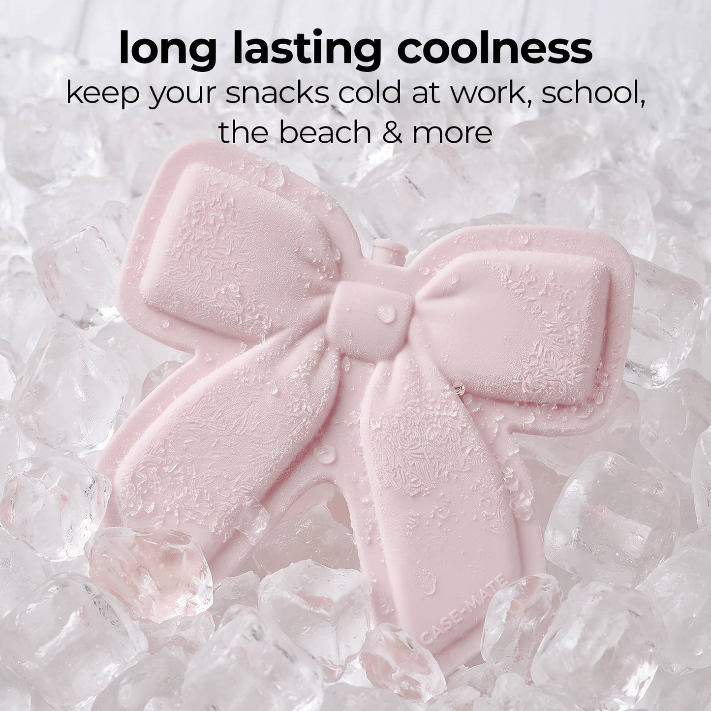 Case-Mate Jelly Ice Pack: Ballet Pink Bow