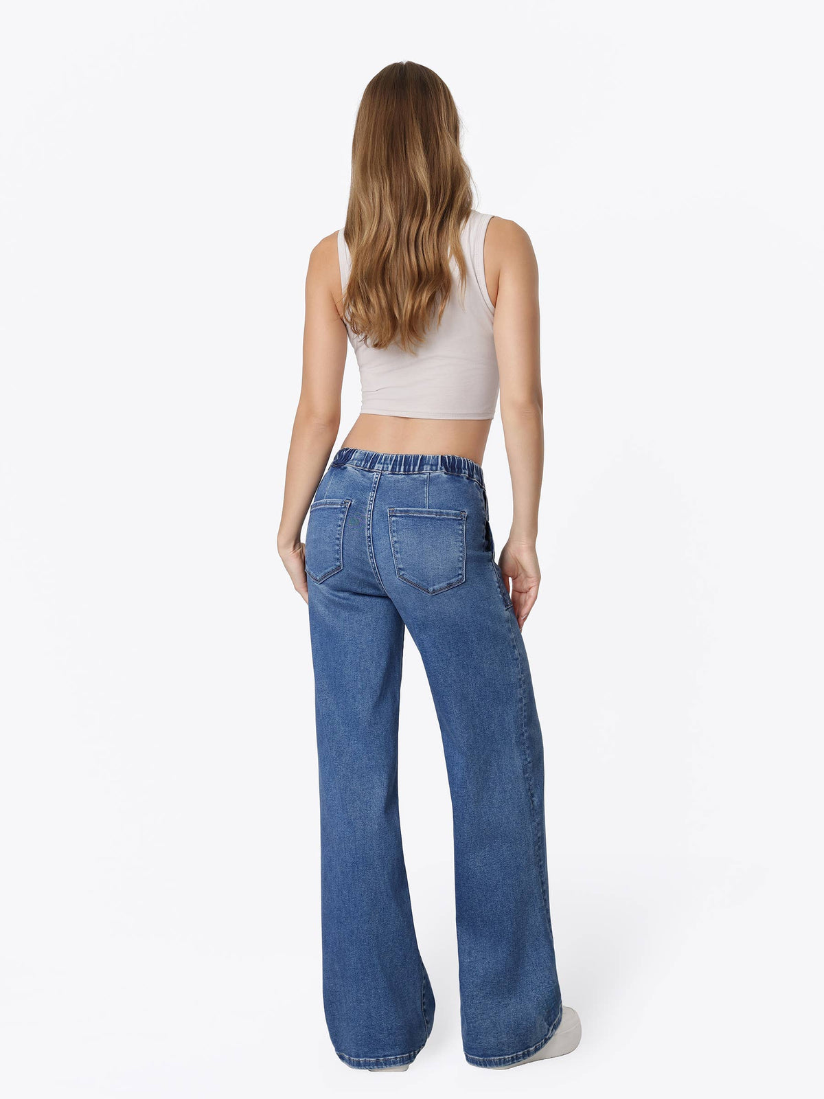 HIGH RISE SELF TIE EXTREME VINTAGE FLARE JEANS