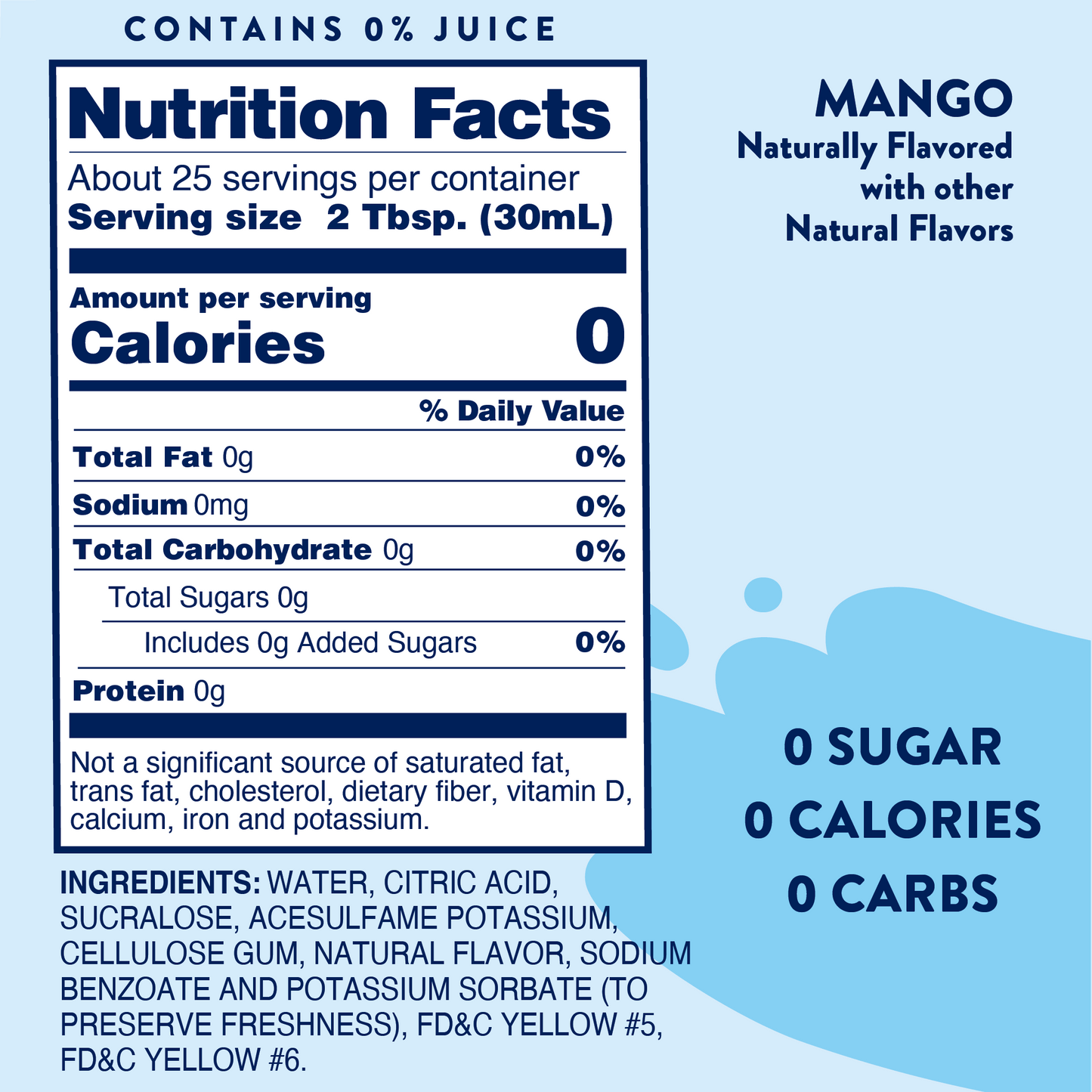 Sugar Free Mango Syrup