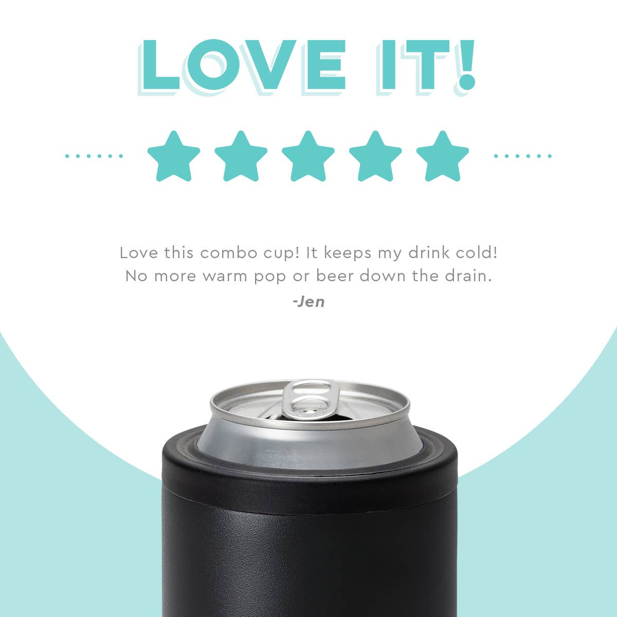 Black Can + Bottle Cooler (12oz)