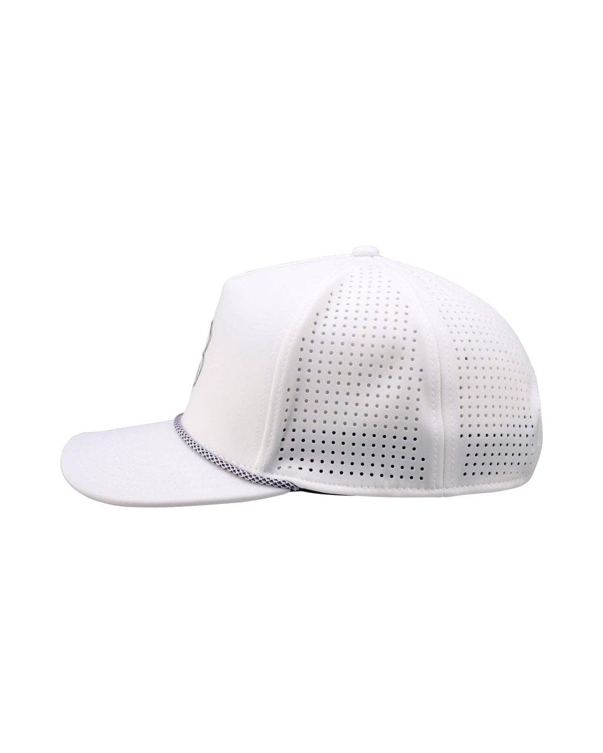 Harlow Pro 1 White Breathable Performance Hat: SNAPBACK