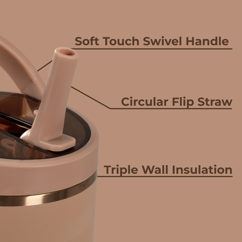 Caramel HydroJug 40 oz Sport Water Bottle