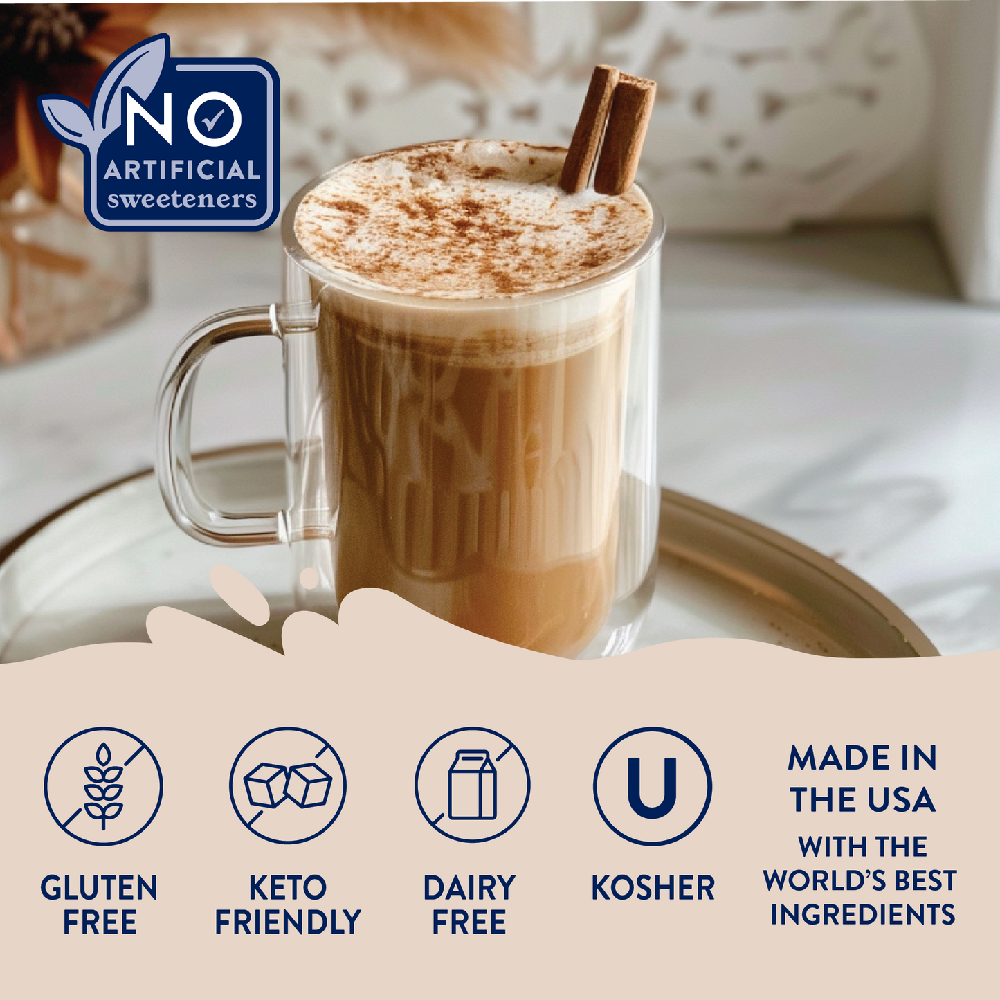 Naturally Sweetened Cinnamon Dolce Syrup - 375ml