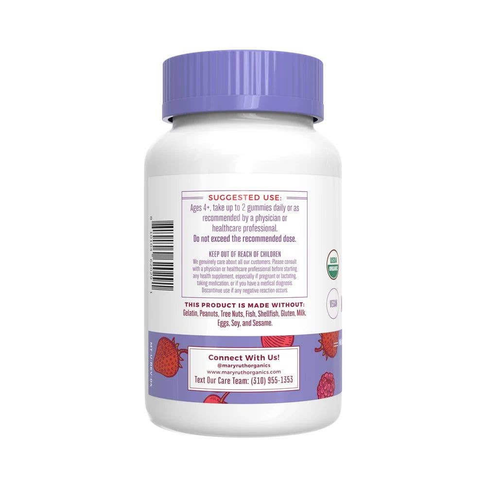 Organic Kids Multivitamin Gummies, Berry & Cherry, Vegan