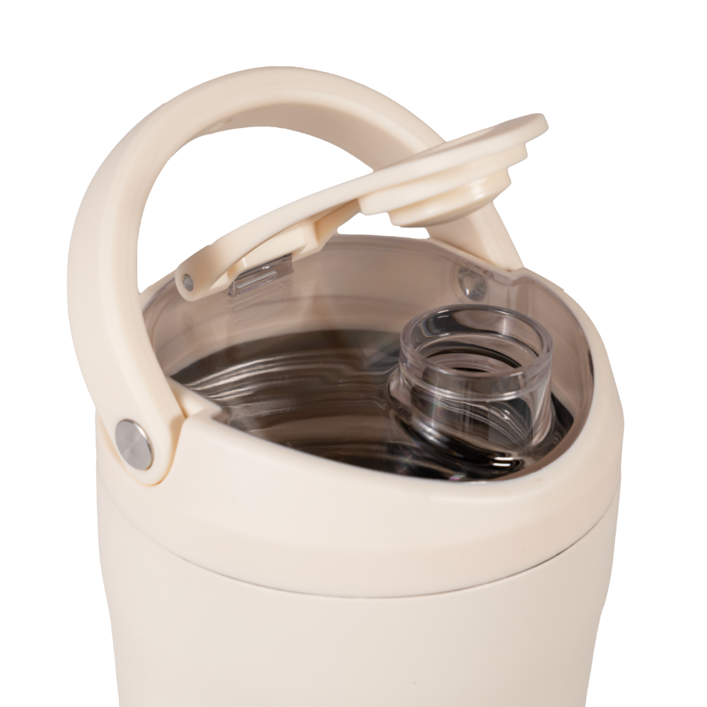 Cream HydroJug 24 oz Insulated Shaker