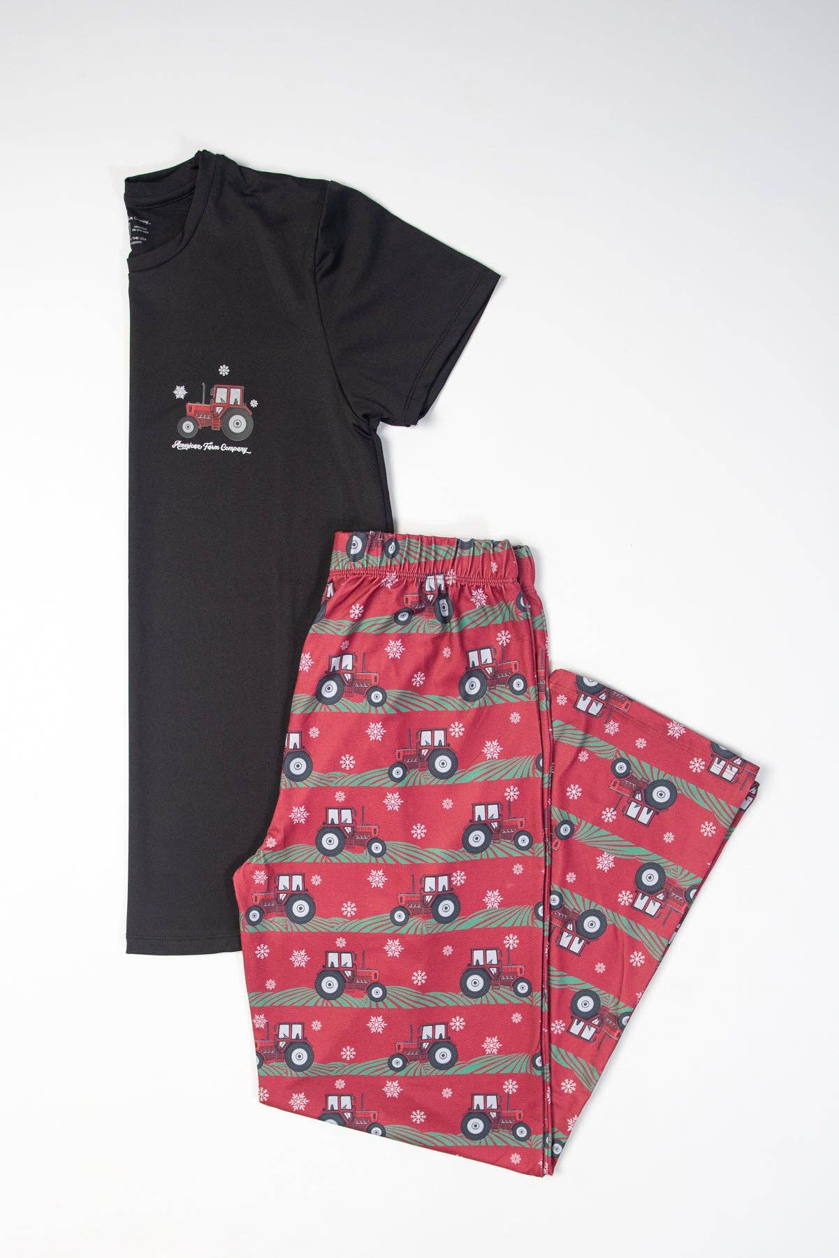 Red Tractor Pajama Pants