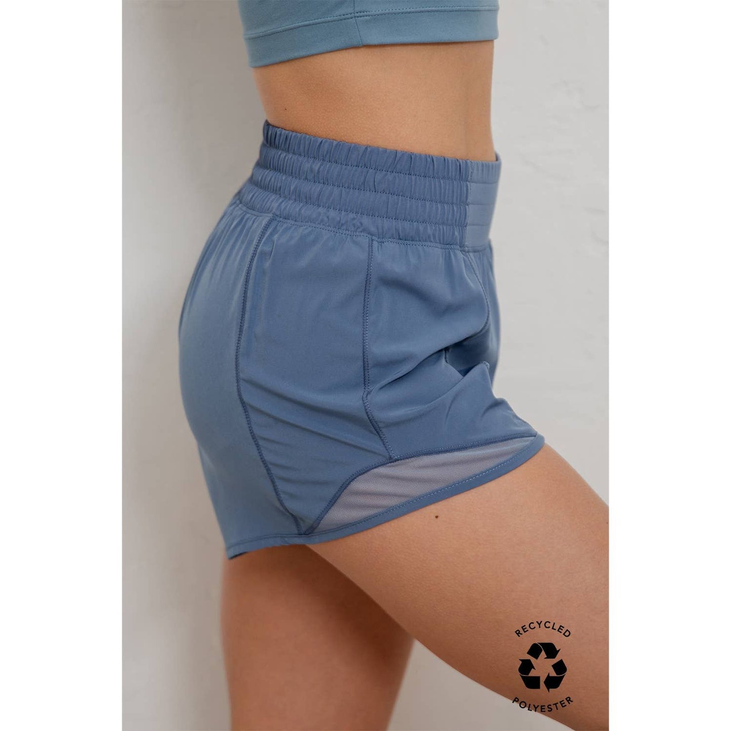 3INCH STRETCH WOVEN EXERCISE SHORTS: Kelly Green / S-M-L-XL(2-2-2-2)