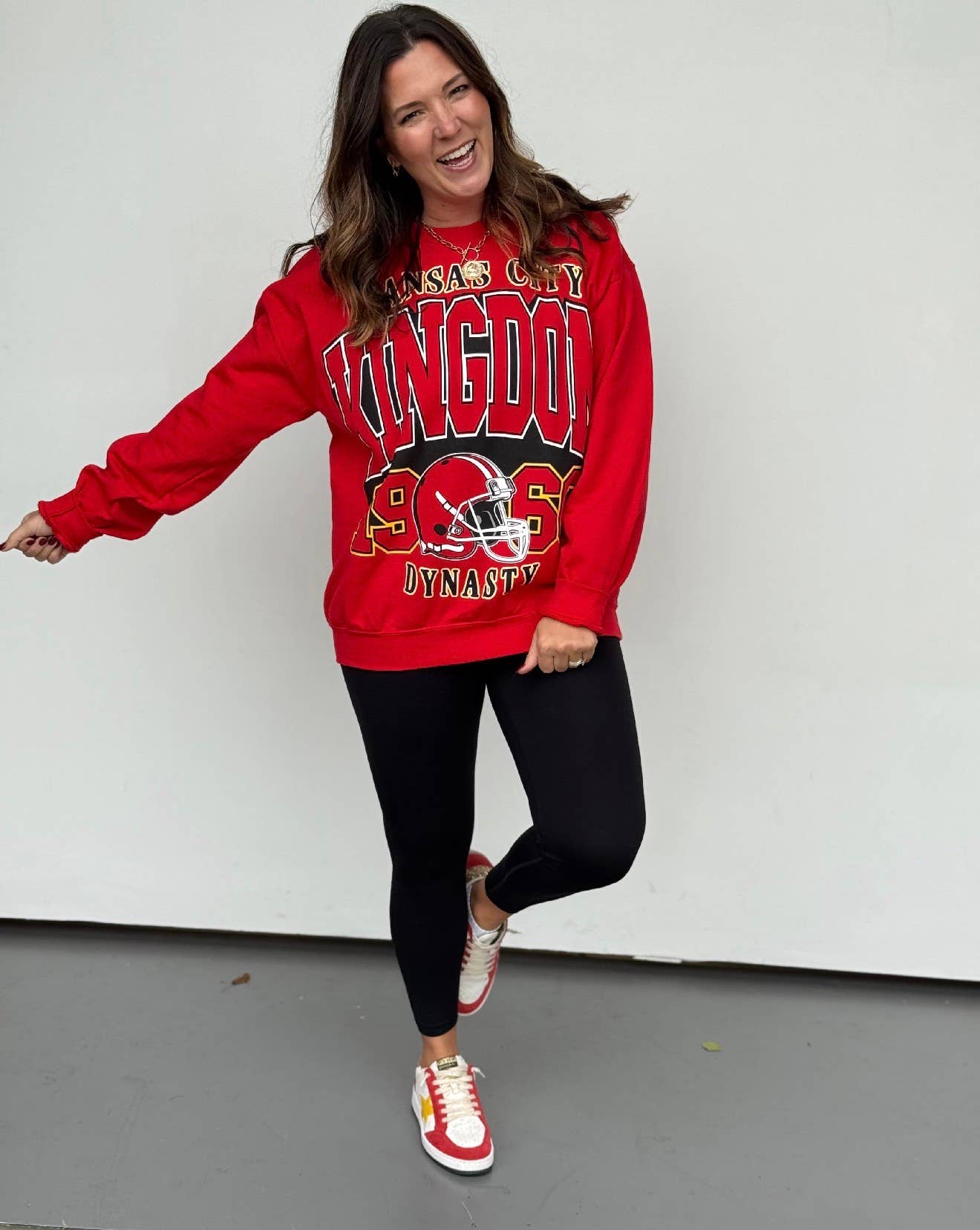 Kansas City Oversized Print Sweatshirt