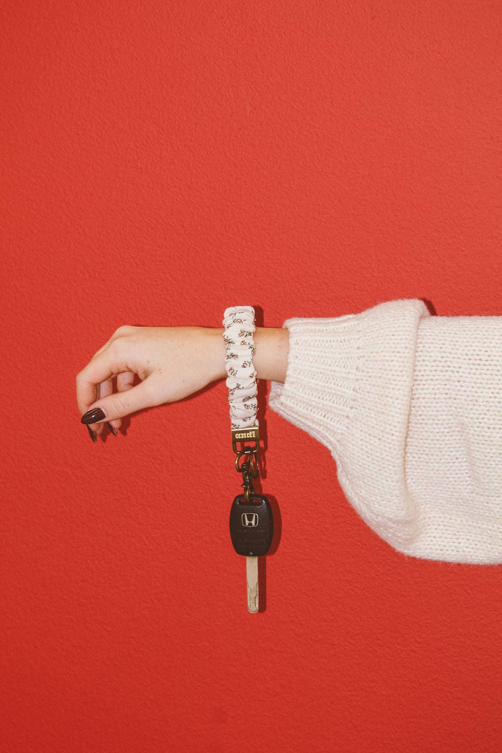 Holiday Floral Keychain