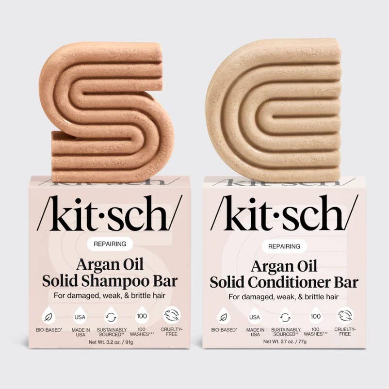 Repairing Argan Oil Shampoo & Conditioner Bar Combo