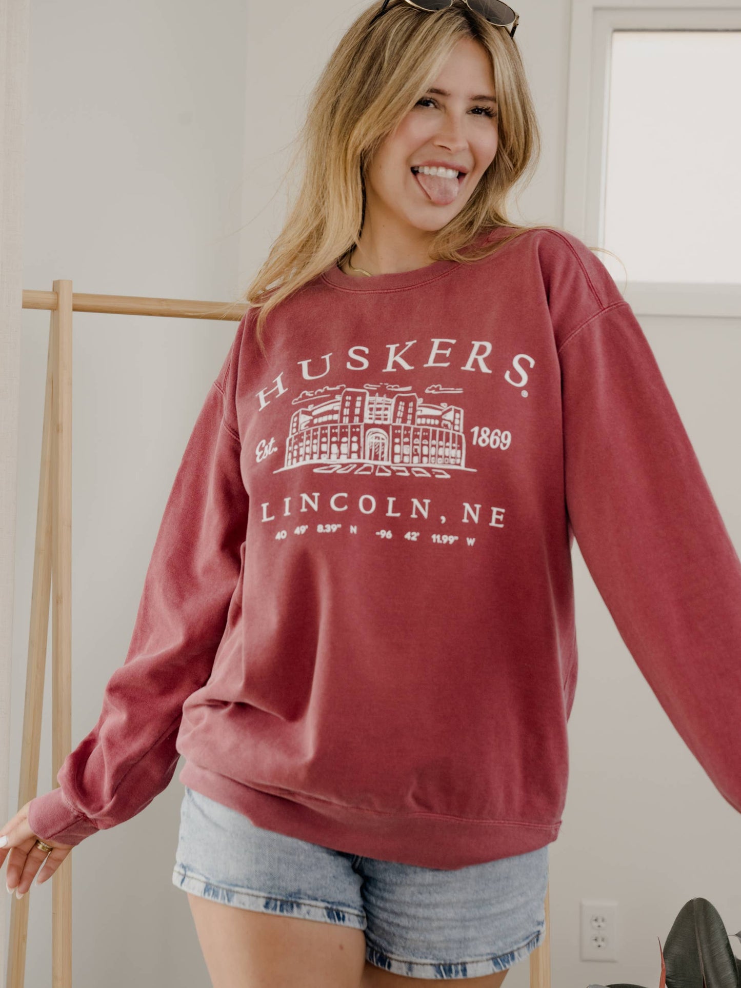 Nebraska Huskers Stadium Sweatshirt