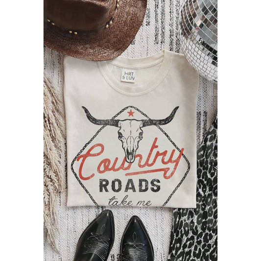 COUNTRY ROADS TEE